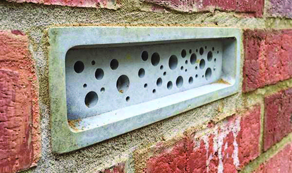 One of the bee bricks that is a planning permission 
requirement for new builds in some areas.