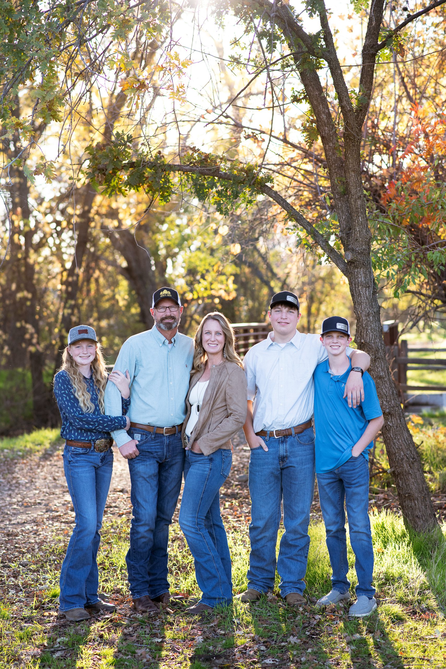 Josie, Buzz, Nicole, Max, and Bryce (Left to Right)