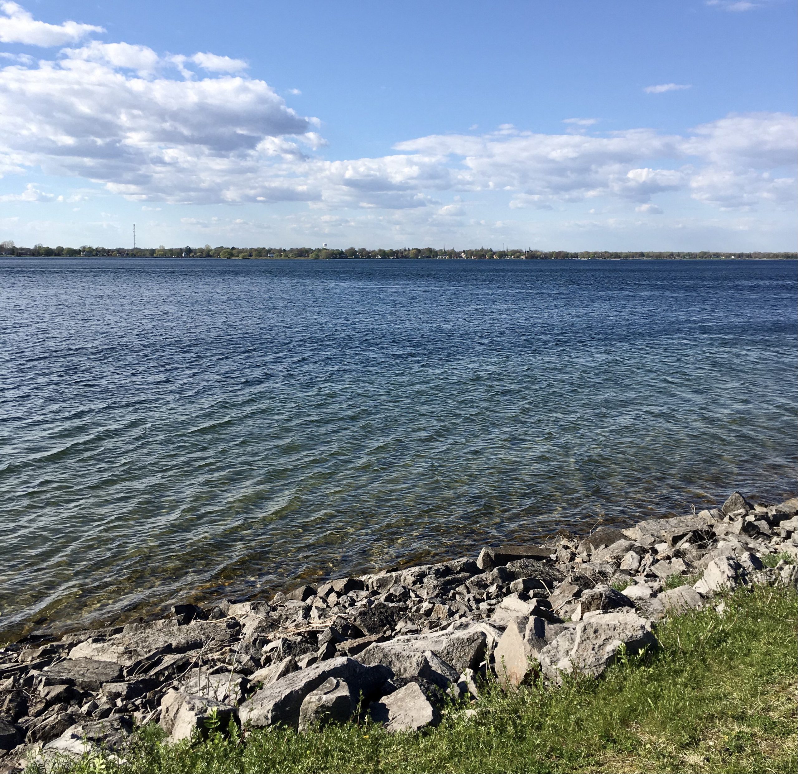 Stopping along the St Lawrence Seaway, but “I have miles to go before I sleep.”