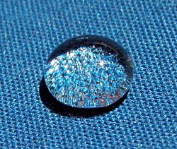 Water repellent fabric